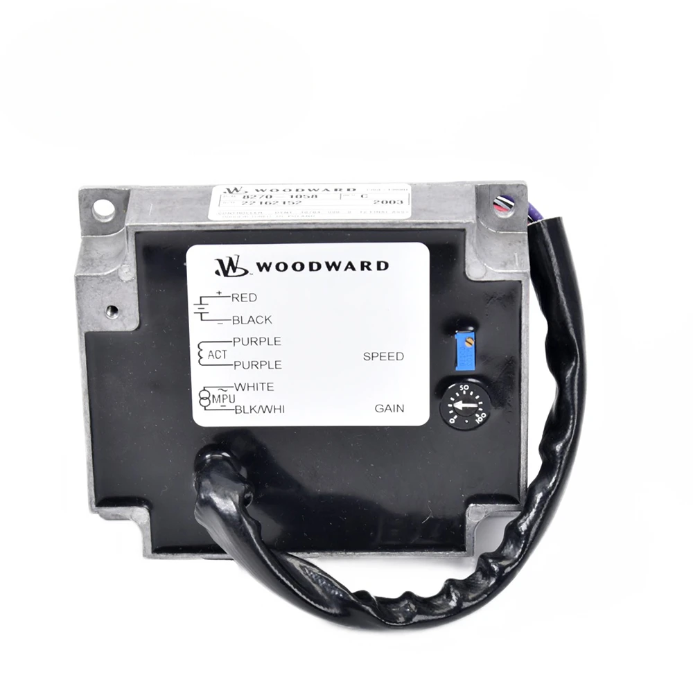 Controlador de velocidade Woodward 8270-1058