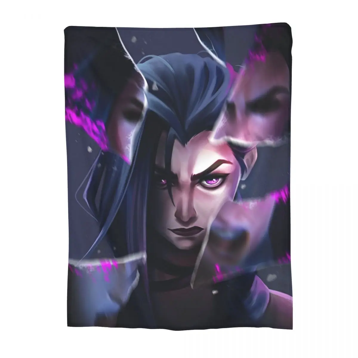 Arcane Broken Jinx Wool Blankets Action Adventure Animation Awesome Throw Blankets for Home Hotel Sofa