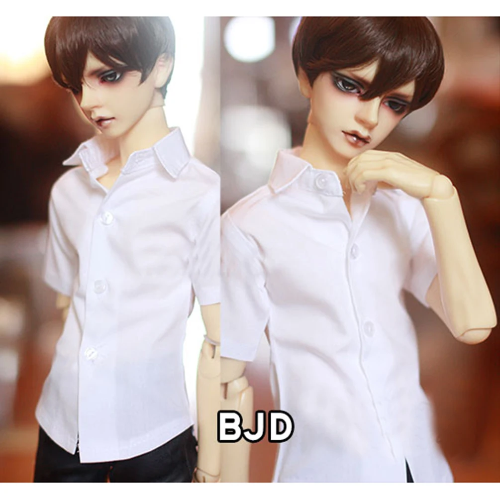 

Черная деловая рубашка BJD, одежда для 1/4 1/3, 24 дюйма, мужская одежда MSD SD17 DK DZ AOD DD, одежда для кукол