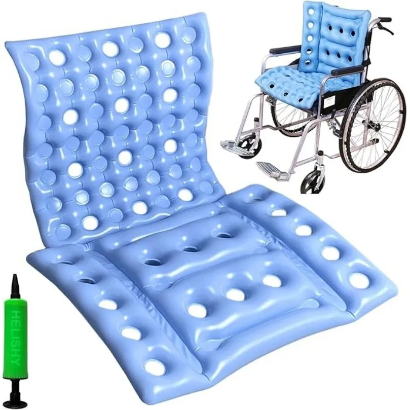 Pressure Relief Inflatable Seat Cushion Buttock Pressure Sore Cushion Travel Lounge Chair/Wheelchair Pain Relief Cushion