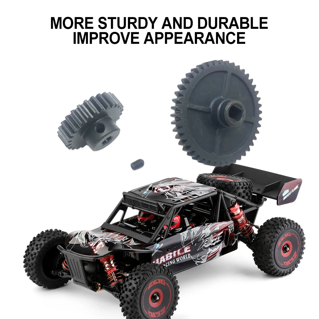 RCGOFOLLOW Wltoys 144001 144002 144010 124017 124019 Metal Upgrades Parts Modification Kits Swing Arm Shock Absorber RC Car Set