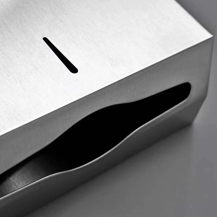 High quality hotel bathroom stainless steel towel dispenser modern design folding paper holder