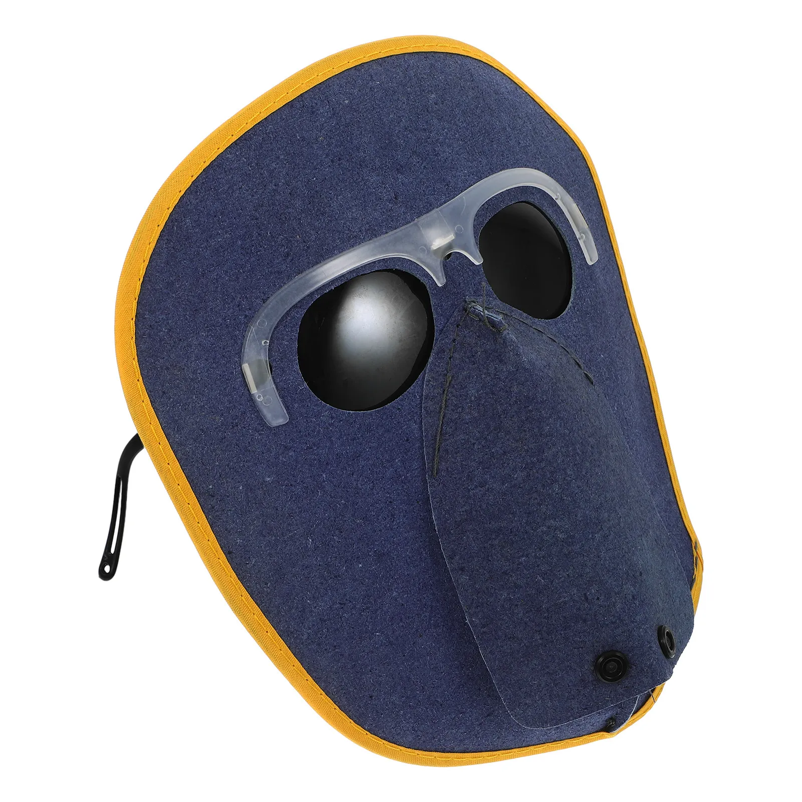 

Cowhide Welding Mask Adjustable Strap Glasses Grinding Protective Gear Welding Face Protector for Men Women