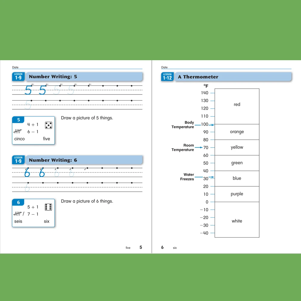 Dagelijks Wiskunde Student Math Journal Grade 1 ~ 6 Met Antwoord Kinderen Math Werkboek Huiswerk Voor Kids