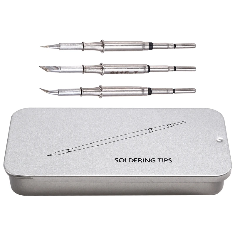 

ABSS-Compatible Soldering Station Handle C115 Soldering Iron Tips Replacement Tools Universal Soldering Table Iron Tips