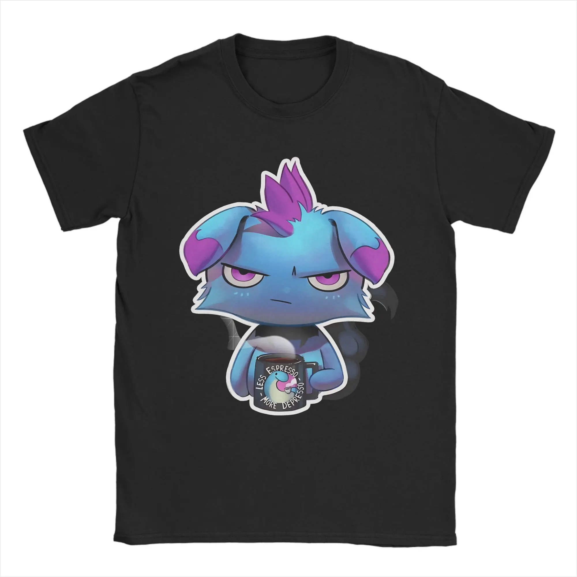 Depressos  Tshirt Men's Cotton Clothes Novelty Video Games O-neck Short Sleeve