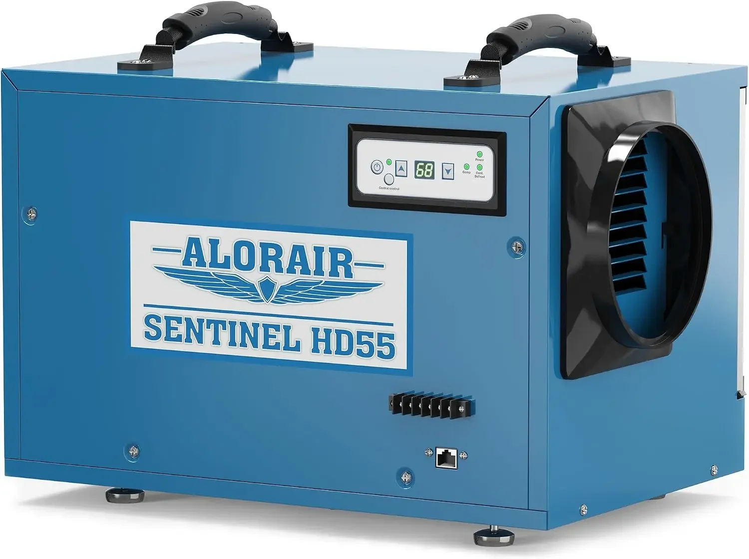 ALORAIR 113 Pint Commercial Dehumidifier for Basements Crawl Spaces with Drain Hose Compact Portable Industry Water Damage Unit Auto Defrost Memory Starting 6 Years Warranty Sentinel HD55