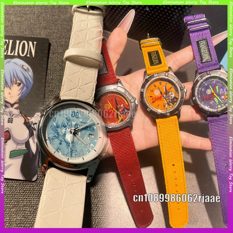 Caja Sorpresa Original de Evangelion EVA Watch, Serie La Misión Final, Mercancía de Anime con Temática de Personajes, Shinji, Rei, Asuka, EVA-01, 02