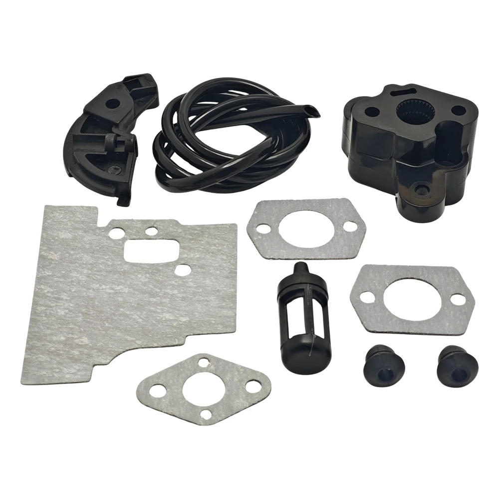 مشعب السحب المكربن شفة طوقا ل Stihl FS75 FS80 FS85 مرشح الوقود خط خرطوم جروميت مجموعة العشب الانتهازي #2