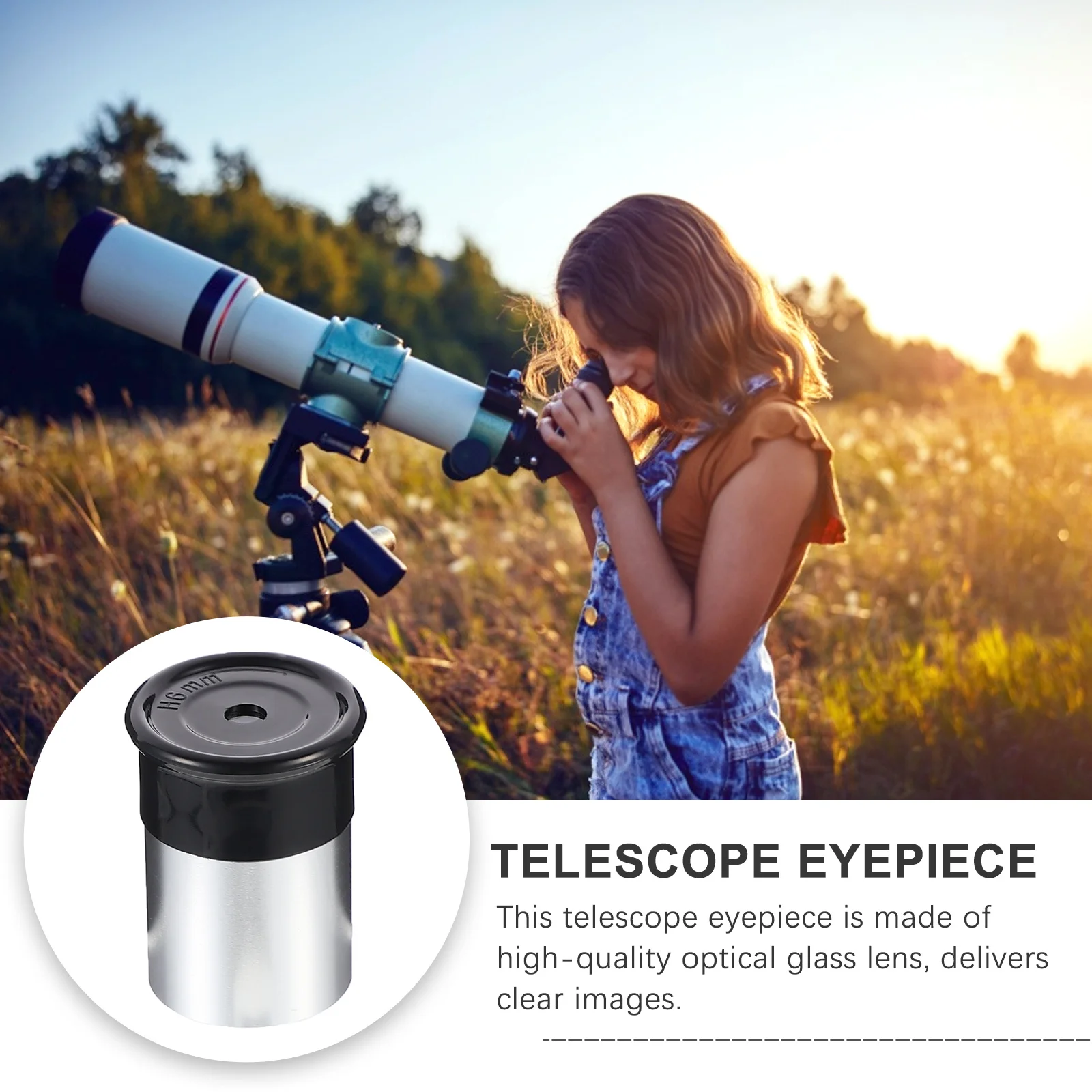 

1 pc H6Mm Telescope Telescope Astronomical Optical H6Mm Eyepiece Lens For Astronomy Scope Multi-Coated Eyepiece