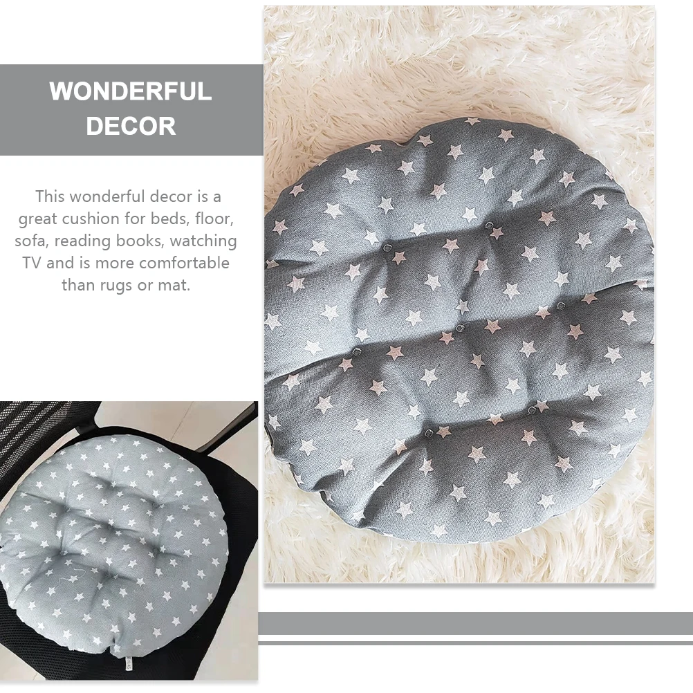 

Floor Cushion Mat For Cushion For Office Chair Yoga Meditation Comfortable Sitting Pad Home Office Car Indoor Outdoor Use