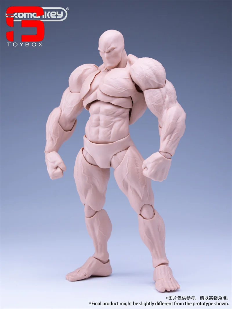Romankey UMS003 1/12 Big Guy Super Flexibele Joint Body 18 cm Sterke Spier Mannelijke Soldaat Action Figure Body Poppen voor collectie