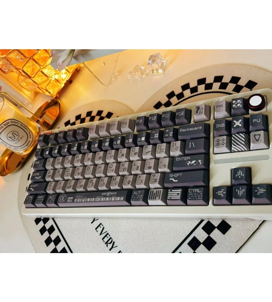 Keycap personality full five-sided hot sublimation original factory height mechanical keyboard cross shaft keycap