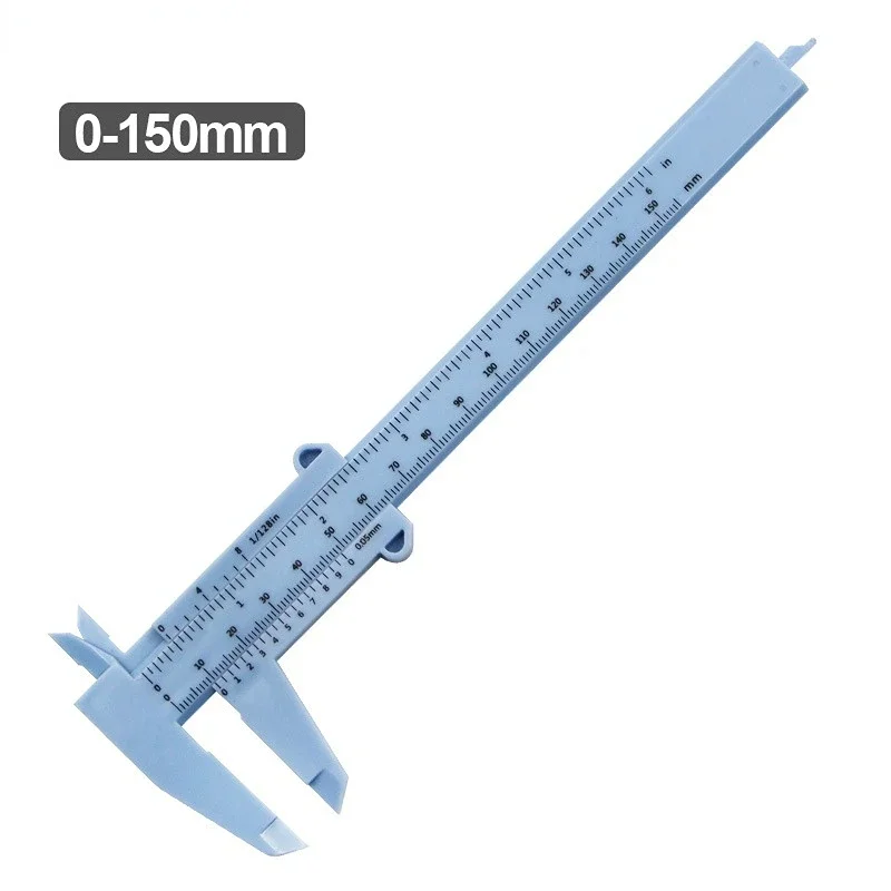 0-150mm ABS Plastic Vernier Caliper Measuring Inner And Outer Diameter Tool Measuring Caliber Jewelry Measuring Ruler Trammel