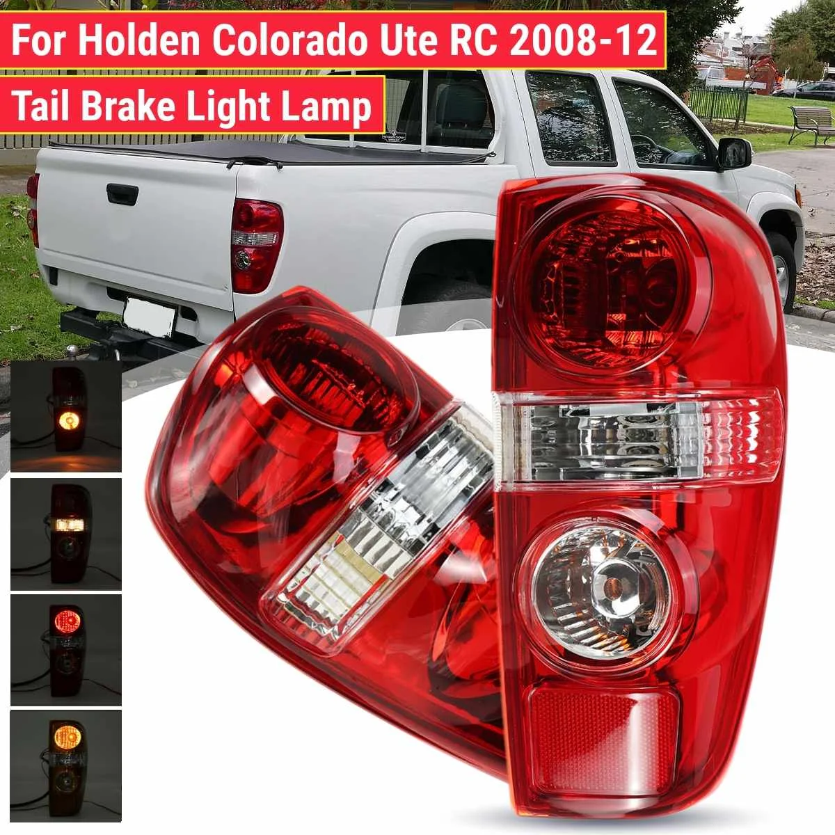 1pcs Left/Right Rear Tail Brake Light Lamp For Holden Colorado Ute RC  06/2008-05/2012 Tail Light Assembly