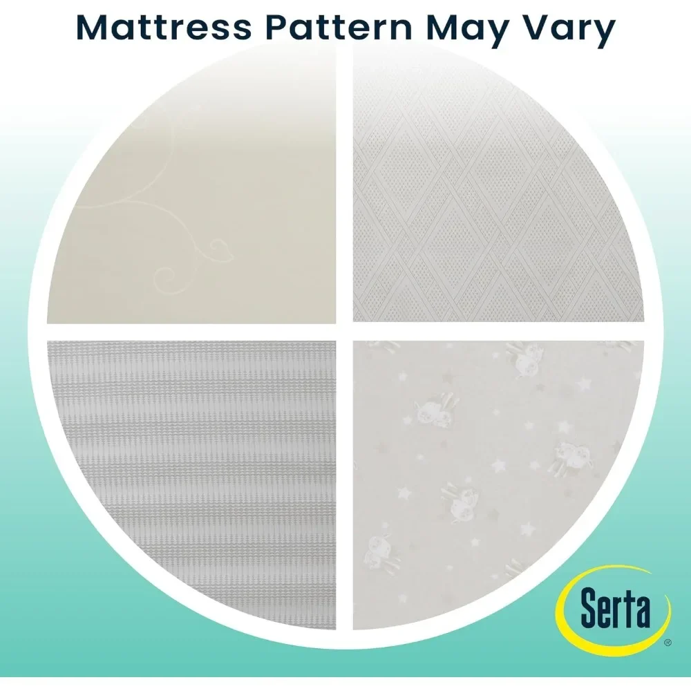 Limited Dual Sided Baby Crib Mattress and Toddler Mattress, Breathable Fiber Core,  Waterproof, Made in USA