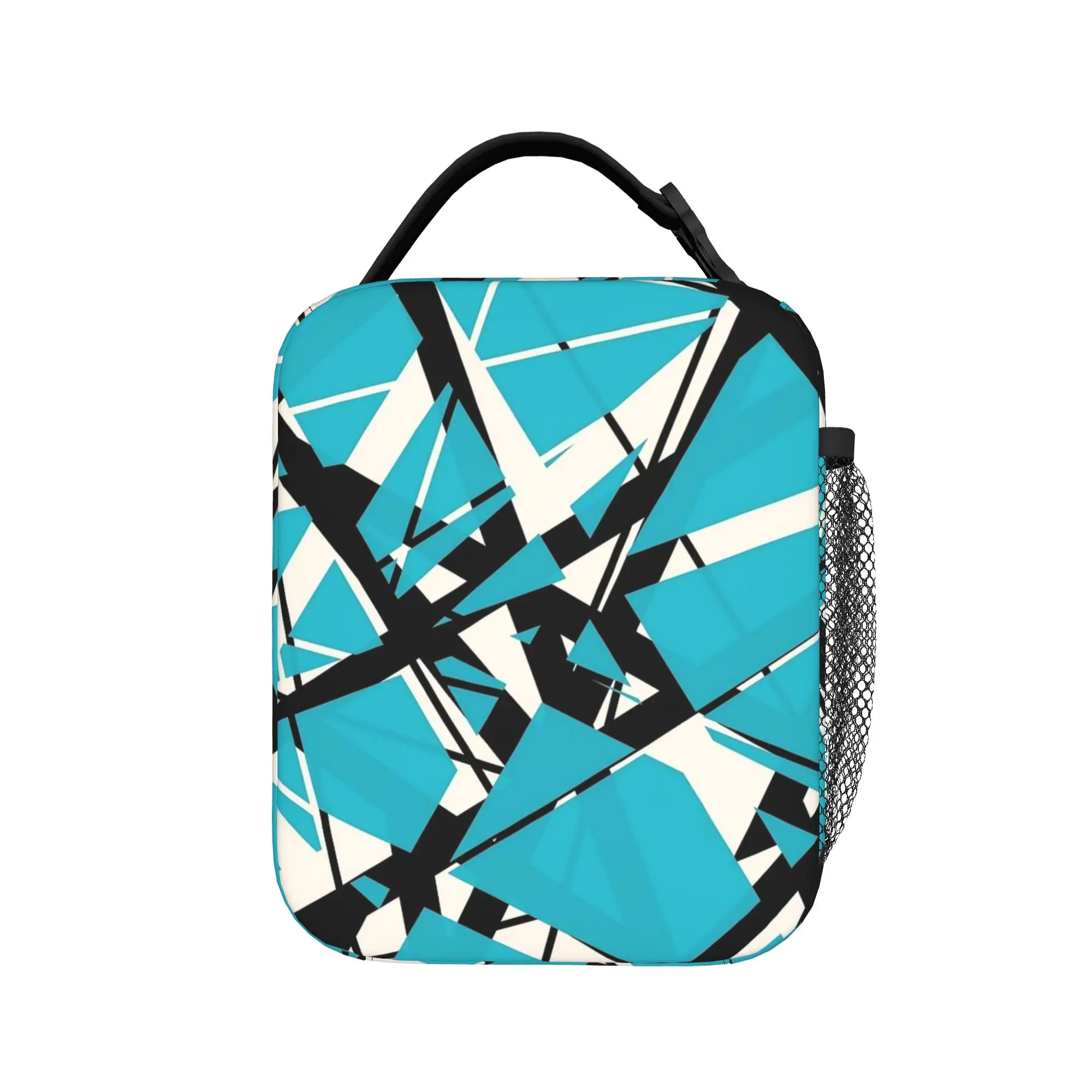 

EVH Stripes Van Halen Design Lunch Bag Leisure Lunch Box For Unisex Office Portable Cooler Bag Waterproof Thermal Lunch Bags