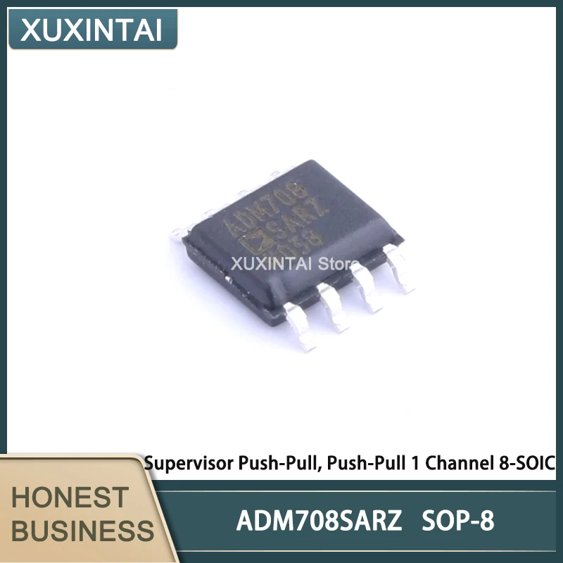 20Pcs/Lot   New Original  ADM708SARZ ADM708  Supervisor Push-Pull, Push-Pull 1 Channel 8-SOIC