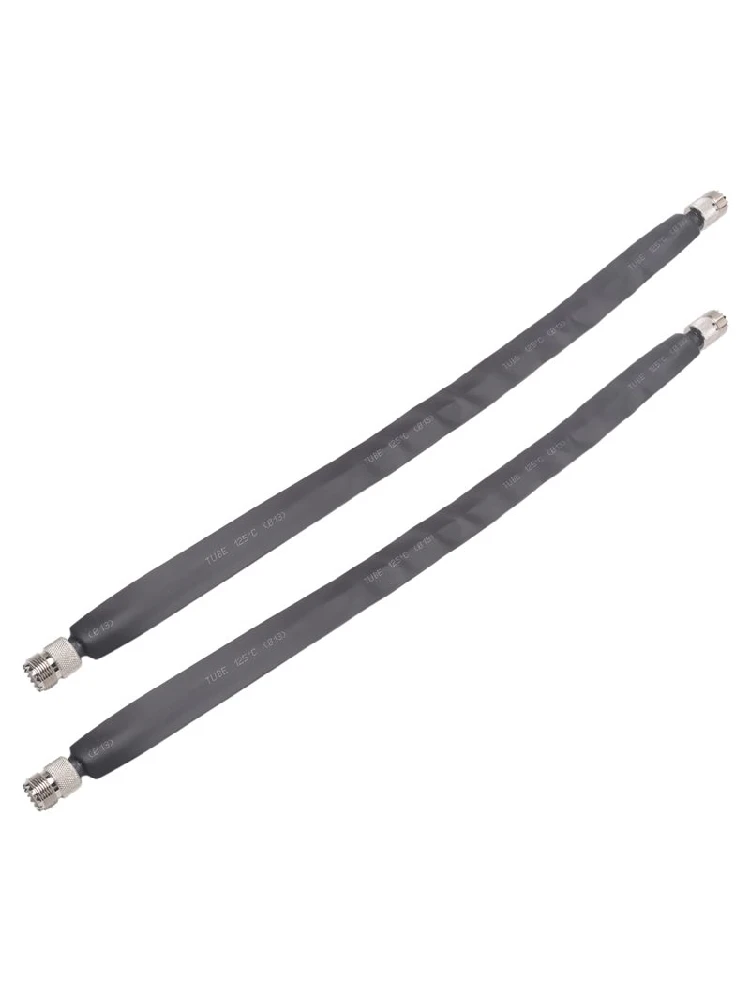 Gorąca sprzedaż 2 sztuki kabla koncentrycznego RF o długości 40 cm przez okno/drzwi, płaski kabel SO239 UHF żeński do UHF żeński — zdjęcie produktu 6