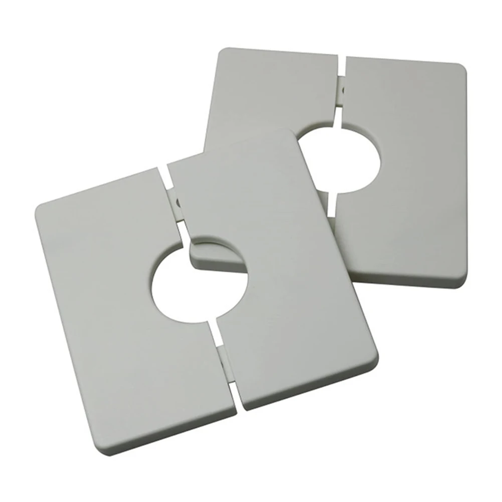 1Pc Wall Hole Decorative Cover Square Wall Wire Hole Covers Snap-on Panel Vents Decor Cap Wall Hole Ornament Hardware