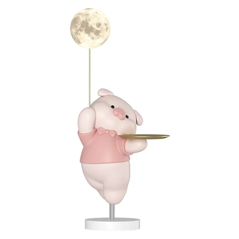 New cute pig large living room floor lamp ornaments