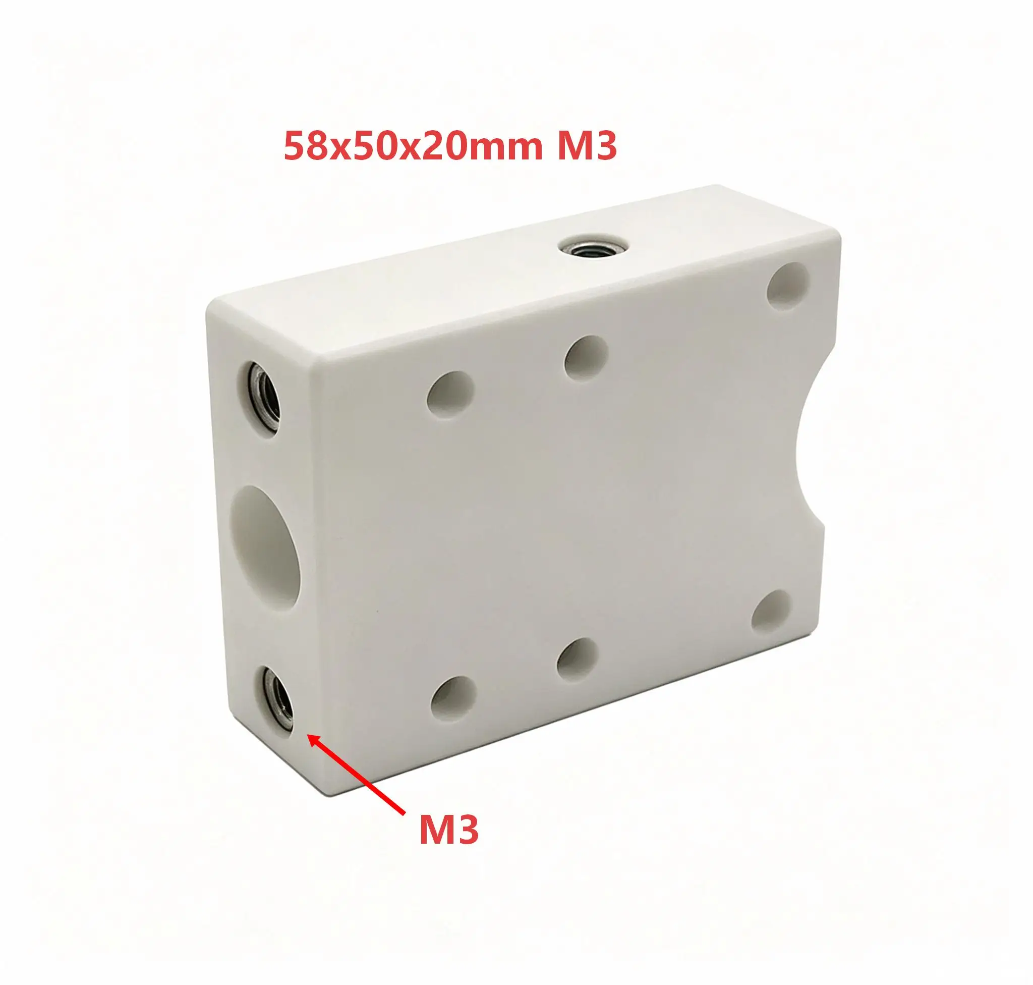 3080178,Insulation Board,Ceramic Isolator Plate S301,78*50*20mm/58*50*20mm, apply for Sodick Wire Cut EDM Machine,1pcs