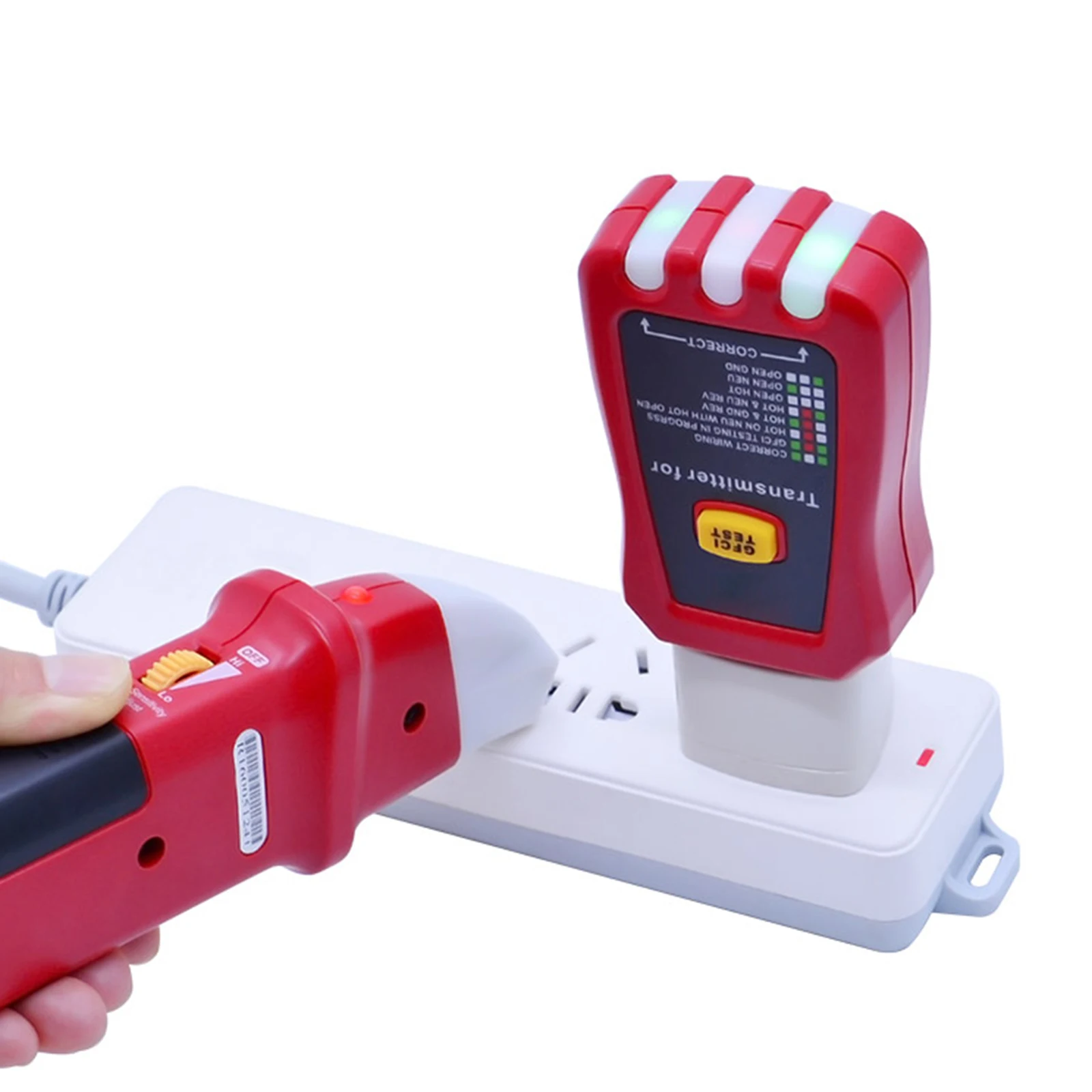 Xin Tester XT-33A เครื่องทดสอบ STOP kontak Digital เครื่องมือทดสอบเครือข่าย90-120V พร้อมตัวรับสัญญาณอะนาล็อก