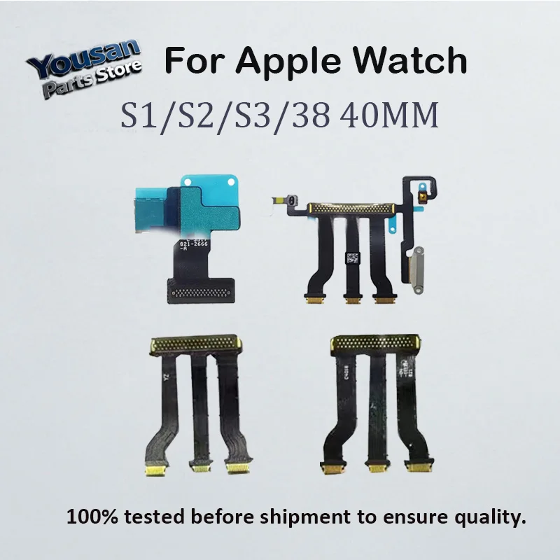 Flex Cable Ribbon For Apple IWatch Series S1 S2 S3 LTE GPS 38 42mm Display Touch Screen Motherboard Connector Flex For S3 42MM