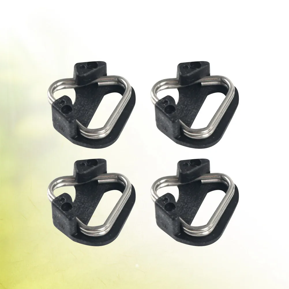 4Pcs Metal Triangle Ring Strap Adapter Buckle for Camera Neck Back Carry Compatible with Round Hole Straps High Strength Smooth