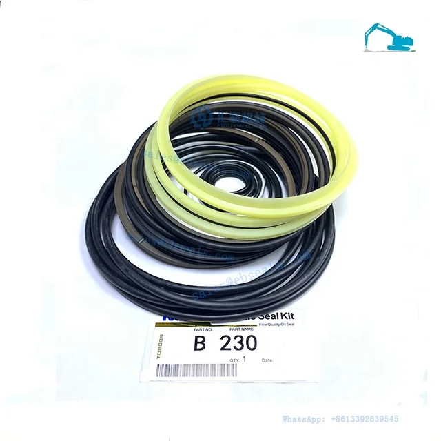 B180 B210 B230 B250 أجزاء ختم المطرقة الهيدروليكية لـ Daemo Alicon 180 210 230 250 مجموعة أختام الكسارة