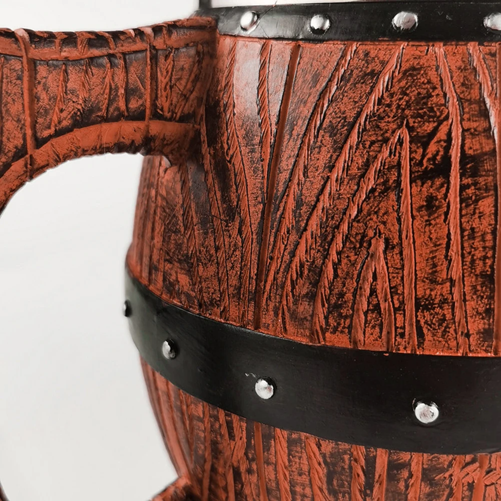 

Wooden Barrel Beer Cup Large Capacity Tankard Bar Large Capacity Cocktail Mugs