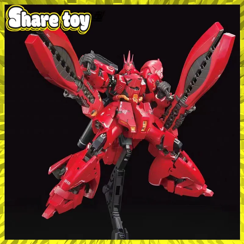 

gaogao Model RG 1/144 Msn-04FF Sazabi Side-F Ver Assembly Model Kit Double Horn Funnel Action Figure Plastic robot Model Toy