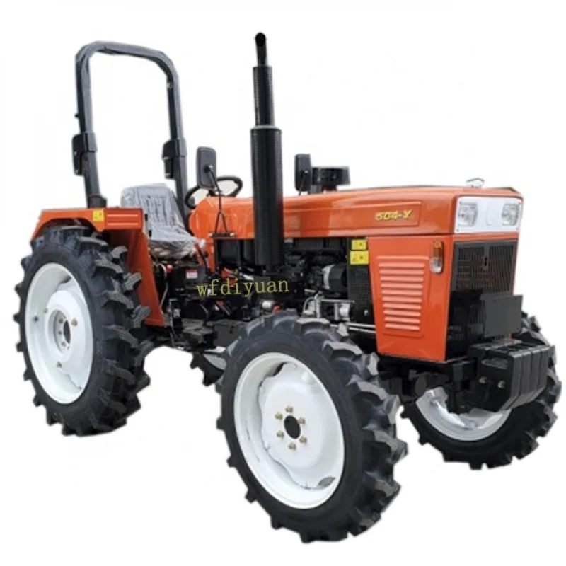 china：Loader bucket small farm tractors cheap compact hand operated trailer tractor for garden use for agricultural use