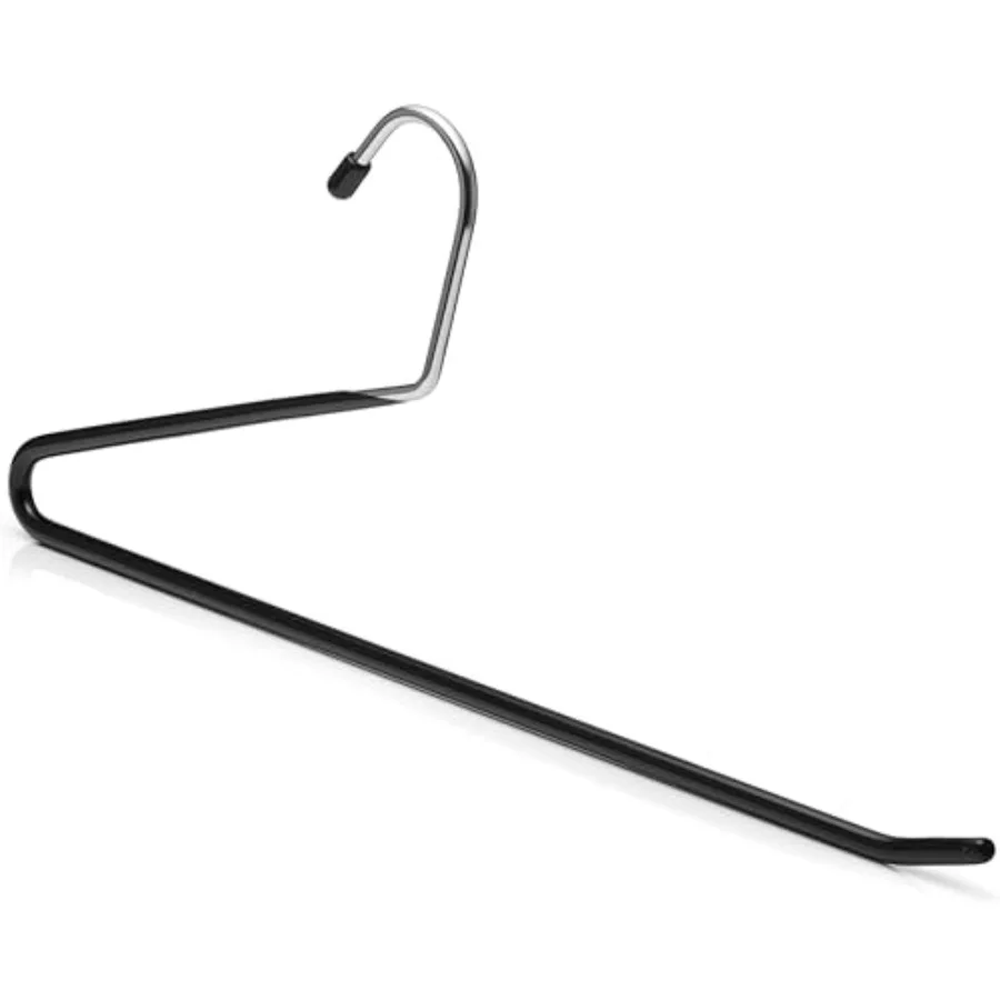 

Металлические вешалки для брюк с открытым концом и противоскользящим покрытием – экономия места для организации хранения в шкафу – вешалки для джинсов и брюк