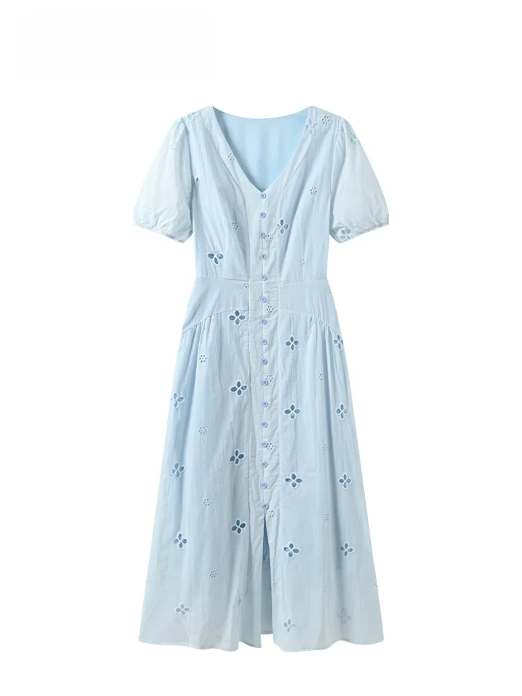 

Summer New plus Size Floral Print ort Sve Dr Women's Ele Agel Versatile Dr Casual Chic Maxi Dr for plus ...