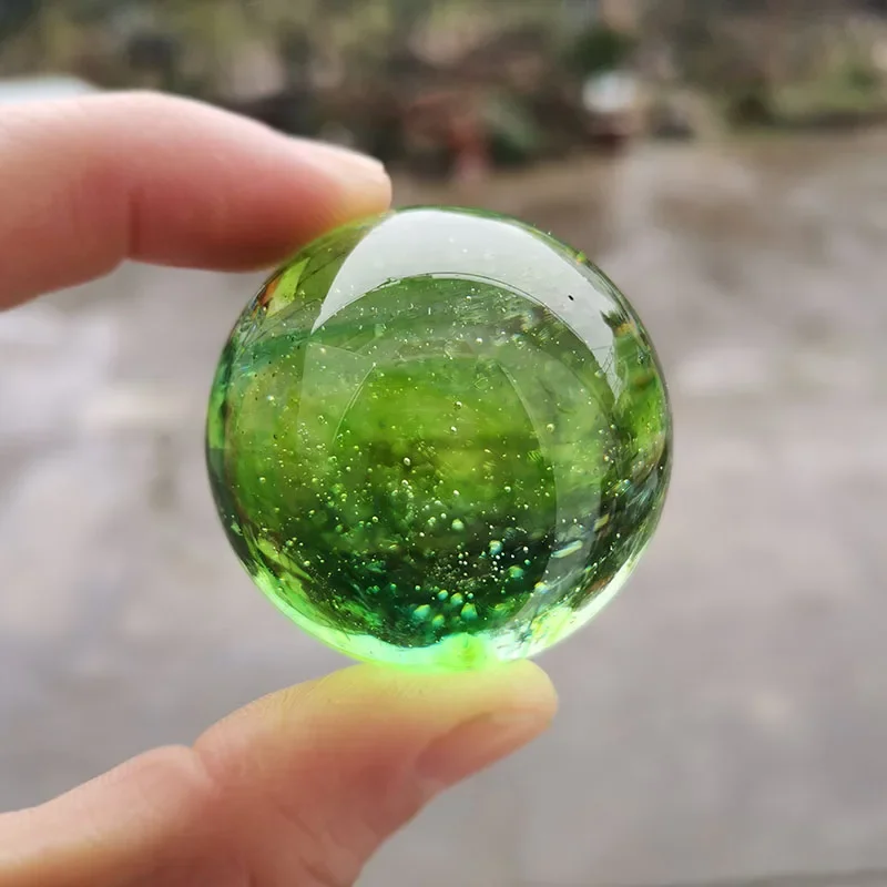 40mm Glazed Beads Ball Crystal Dragon Sphere Glass Figurine Paperweight Home Decor Birthday Gift Light Luxury Astronomy Ornament view 2