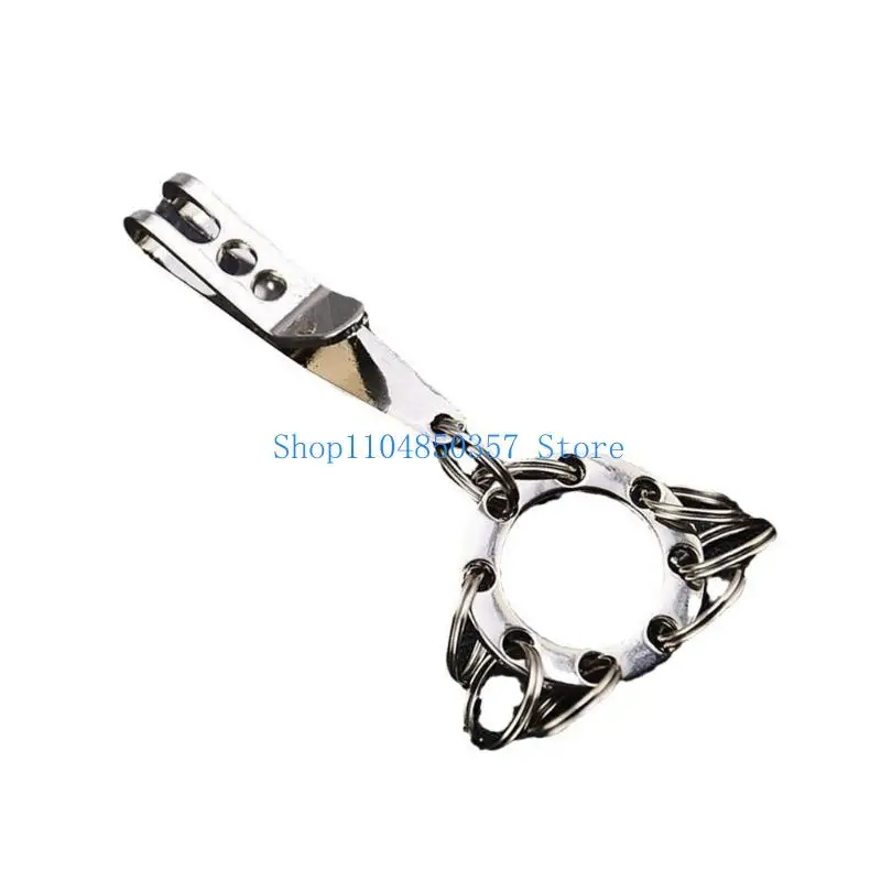 5asd Customizable Metal Small Keyring Outdoor Keychain Multitool Suspension Key Clip For Camping Hiking & Survival Equipment
