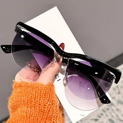 2025 New Trendy Street Photography Korean Edition Eyebrow Luxury Sunglasses for Men Cool Personalized Sunglasses Women(DS-8180)