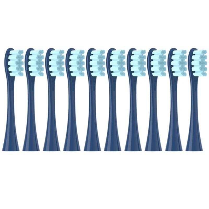 New 10PCS Replacement Brush Heads for Oclean Flow/X/ X PRO/F1/ One/ Air 2 Electric Toothbrush DuPont Soft Bristle Nozzles,A