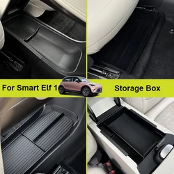 Scatola portaoggetti per bracciolo per auto Organizer per Console centrale vassoio per guanti per Smart Elf #1 scatola portaoggetti per schermo posteriore per porta per lo Styling dell'auto