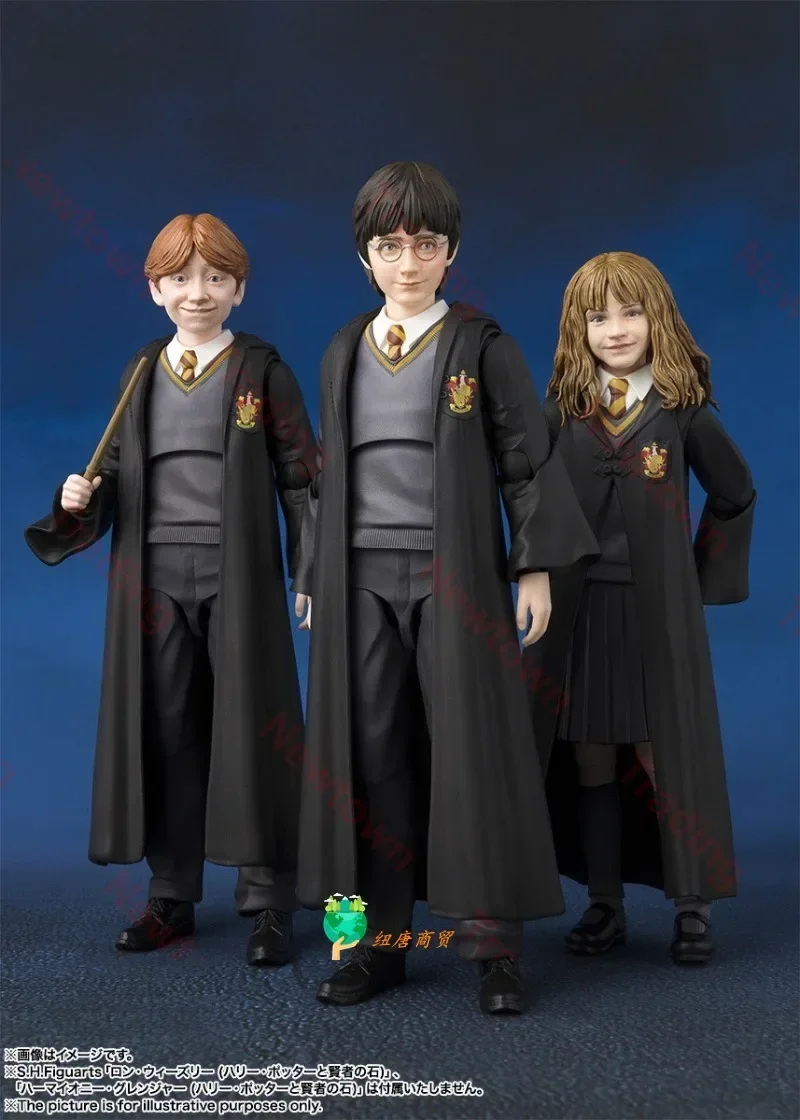 In Stock [72 Hours Shipping] SHF Harry Harry Potter Hermione Ron Action Figure Toy Collection Gift