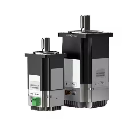 24V/48V DC Servo Motor 200-750W | 17-bit Encoder 3000RPM | 40/57/60/80mm Flange for CNC/Robotics (RS485 &amp; Pulse Control)