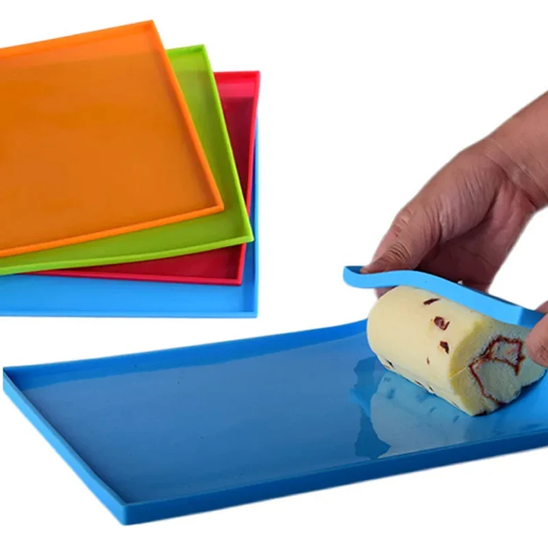

1PCS Silicone Baking Mat For Oven MultiFunctional Cake Roll Dough Mat Bread Non-stick Swiss Roll Pad Kitchen Pastry Tools