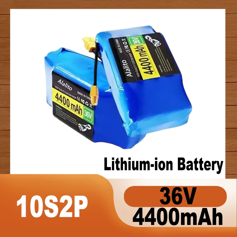 Nouvelle Batterie Lithium-Ion 36V 4400mAh 2025, pour Trottinette Électrique Auto-Équilibrée, Hoverboard, Monocycle, Batterie 36V 10S2P