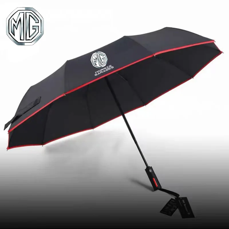 

Car Automatic Folding Windproof Sunshade Red edge Umbrella For MG SW ZR EHS EZS GS HS ZS MG3 MG4 MG5 MG7 EV GT 2024 Accessories