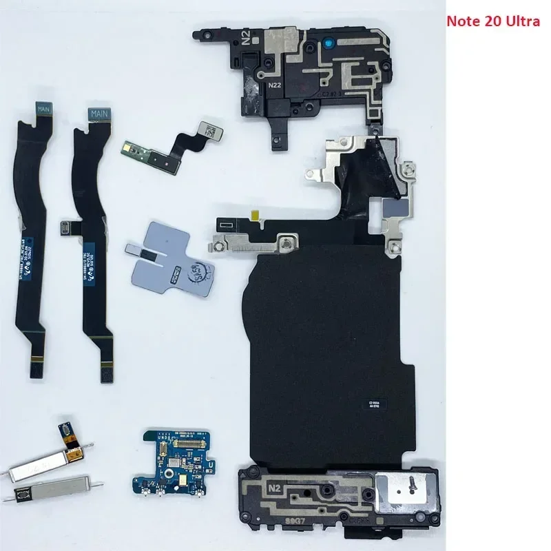 WIFI Signal Antenna Charging Port Board 5G NFC Wireless Coil Micro Flash Cable For Samsung Galaxy Note 20 Ultra N986B N985F