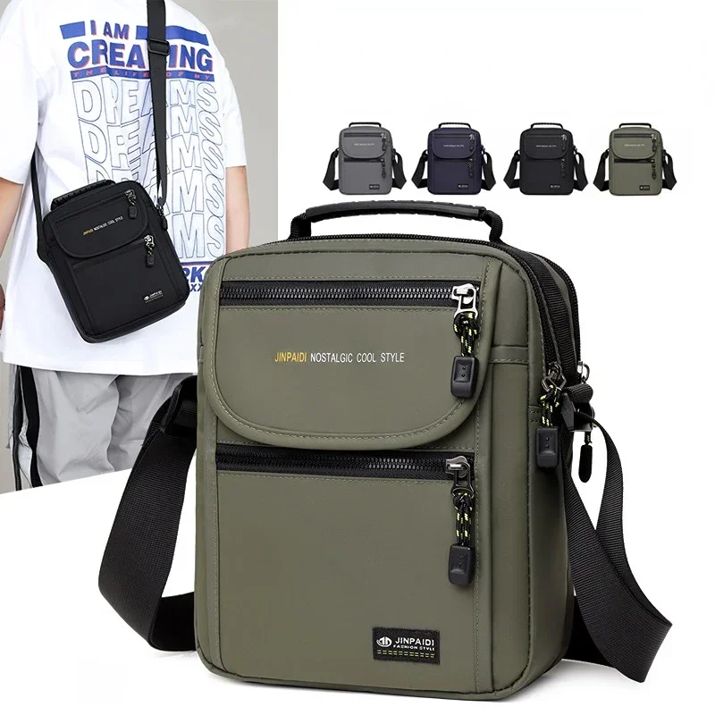 Męska torba na ramię dojazdów do pracy moda torba z tkaniny Oxford Trend na świeżym powietrzu torebka torby typu crossbody na co dzień torba na ramię unisex