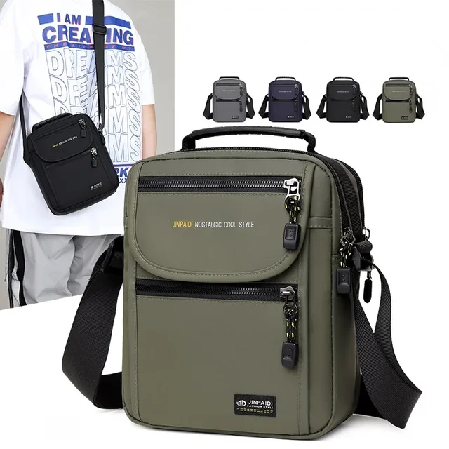 Męska torba na ramię dojazdów do pracy moda torba z tkaniny Oxford Trend na świeżym powietrzu torebka torby typu crossbody na co dzień torba na ramię unisex