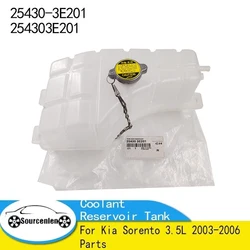 25430-3E201 254303E201 Car Coolant Reservoir Tank with Cap for Kia Sorento 3.5L 2003-2006 Parts