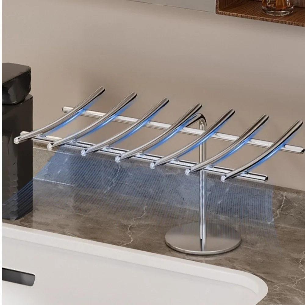 New Self Draining Stainless Steel Soap Rack Multifunctional Minimalism Bathroom Storage Rack Multi-scene Soap Tray Bathroom Use